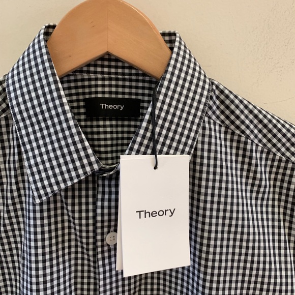 Theory 'Sylvain Amicable' Trim Fit Gingham Shirt - Picture 5 of 8